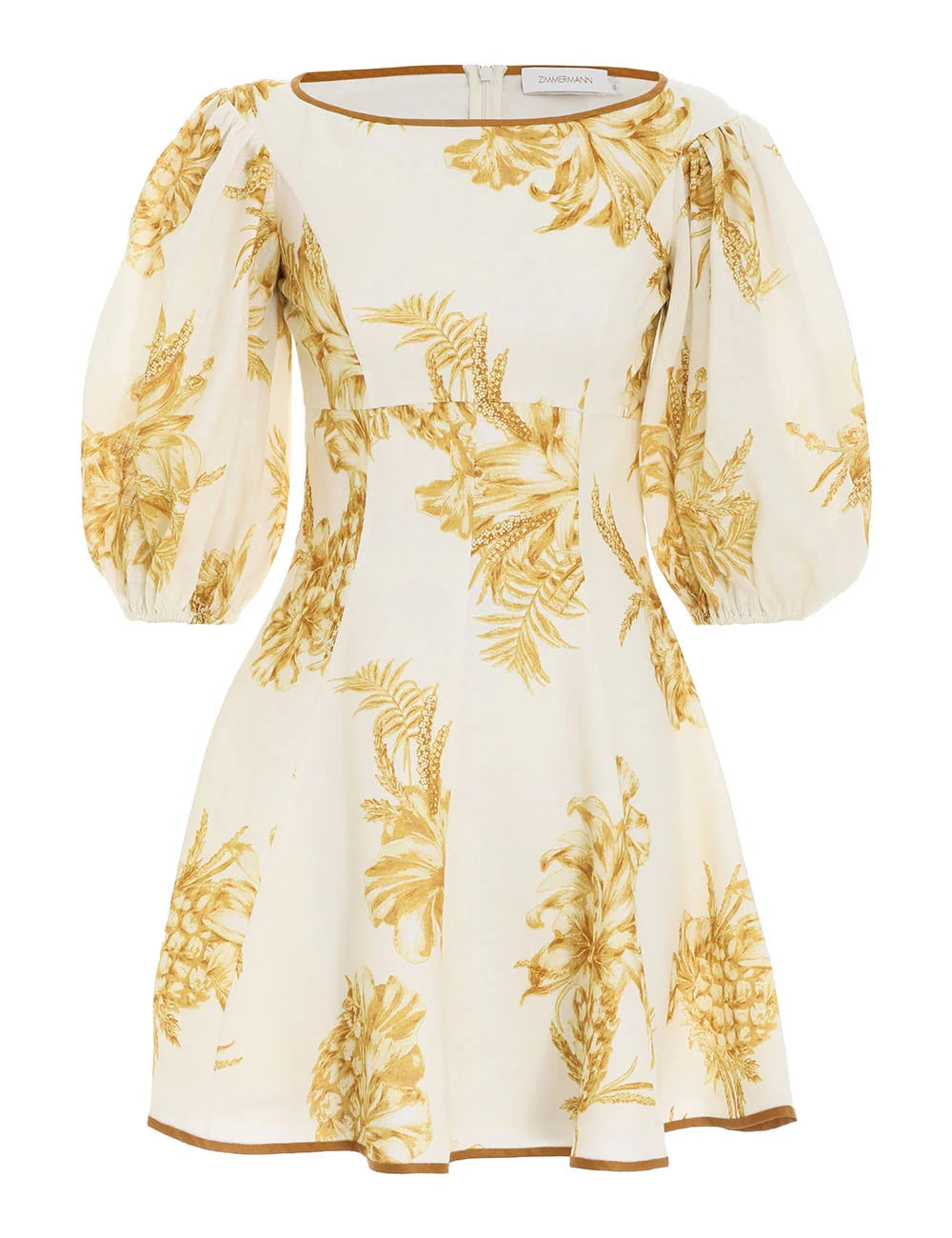 ZIMMERMANN - Empire Mini Dress (Cream Gold) - RRP $495