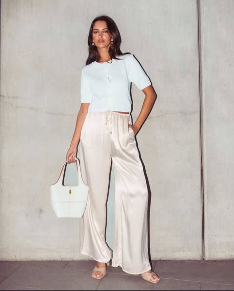 SATIN PANTS