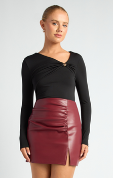 THE SIENNA TWIST FRONT LONG SLEEVE