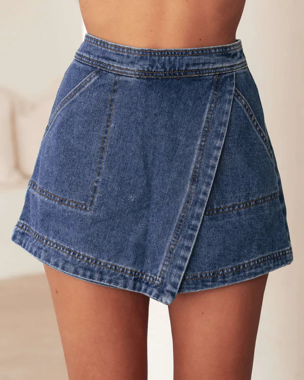 DENIM CO-ORD SKORT