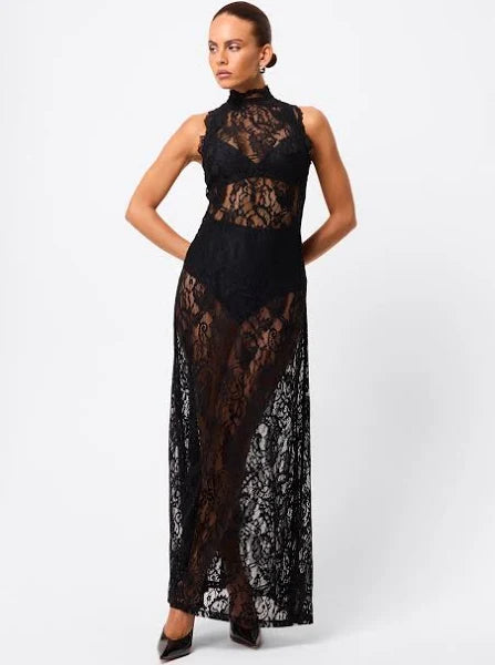 MOSSMAN - LACED INLOVE MAXI DRESS